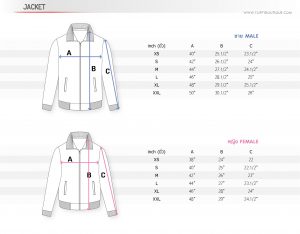 size spec ไซส์เสื้อ