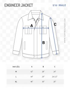 size spec ไซส์เสื้อ