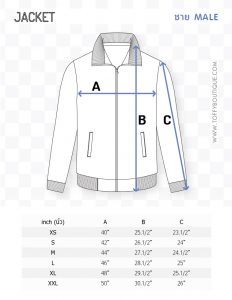 size spec ไซส์เสื้อ