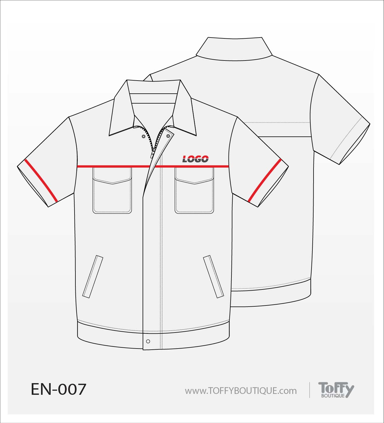 เสื้อช็อป Engineer Shirt 007