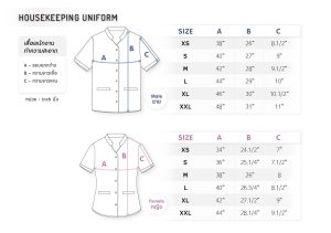 housekeeping uniform size toffyboutique