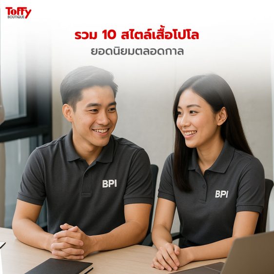 10 แบบเสื้อโปโลยอดนิยมตลอดกาลที่บริษัท โรงเรียน และแบรนด์ชั้นนำเลือกใช้