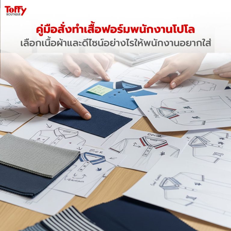 คู่มือสั่งทำเสื้อฟอร์มพนักงานโปโล เลือกเนื้อผ้าและดีไซน์อย่างไรให้พนักงานอยากใส่