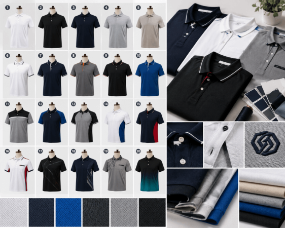 รวม 20 แบบเสื้อโปโลพนักงาน ดีไซน์ทันสมัย ช่วยยกระดับภาพลักษณ์องค์กร