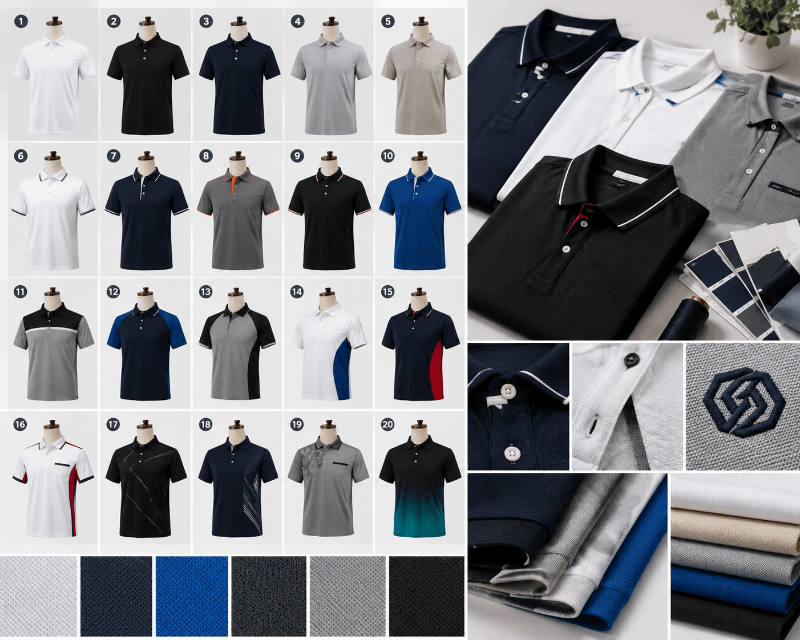 รวม 20 แบบเสื้อโปโลพนักงาน ดีไซน์ทันสมัย ช่วยยกระดับภาพลักษณ์องค์กร