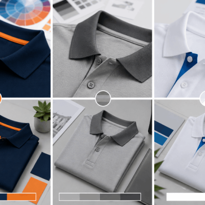 ไอเดียการจับคู่สีปกเสื้อและสาบเสื้อโปโล ให้ตรงตาม Corporate Identity (CI) ของบริษัท