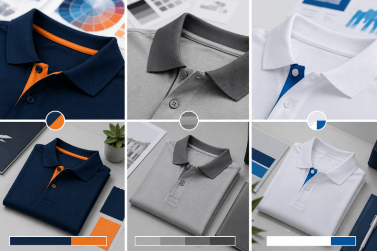 ไอเดียการจับคู่สีปกเสื้อและสาบเสื้อโปโล ให้ตรงตาม Corporate Identity (CI) ของบริษัท