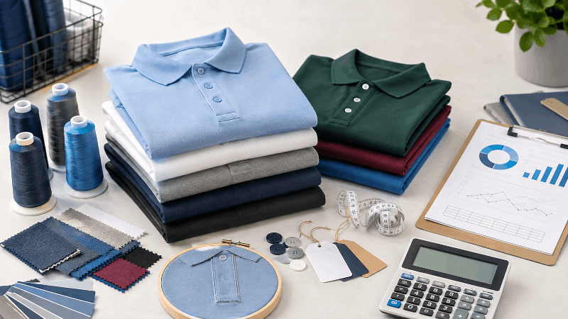 เช็คลิสต์คำนวณต้นทุนสั่งผลิตเสื้อโปโลพนักงาน สั่งกี่ตัวคุ้มที่สุด?