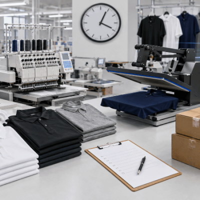 สั่งผลิตเสื้อโปโลด่วน 7-14 วัน มีขั้นตอนและค่าใช้จ่ายเพิ่มขึ้นอย่างไรบ้าง?